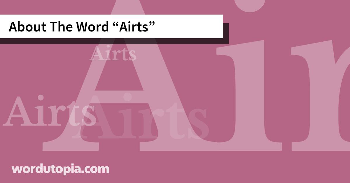 About The Word Airts