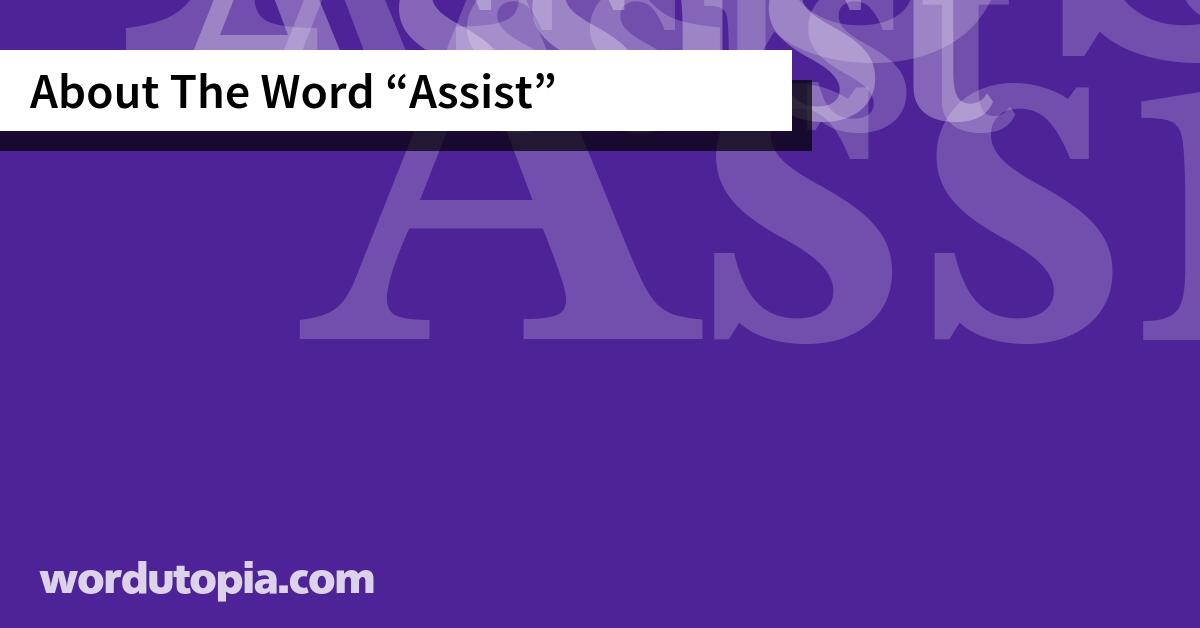 About The Word Assist