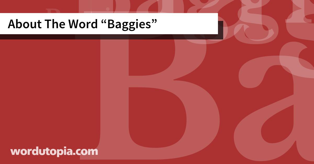 About The Word Baggies