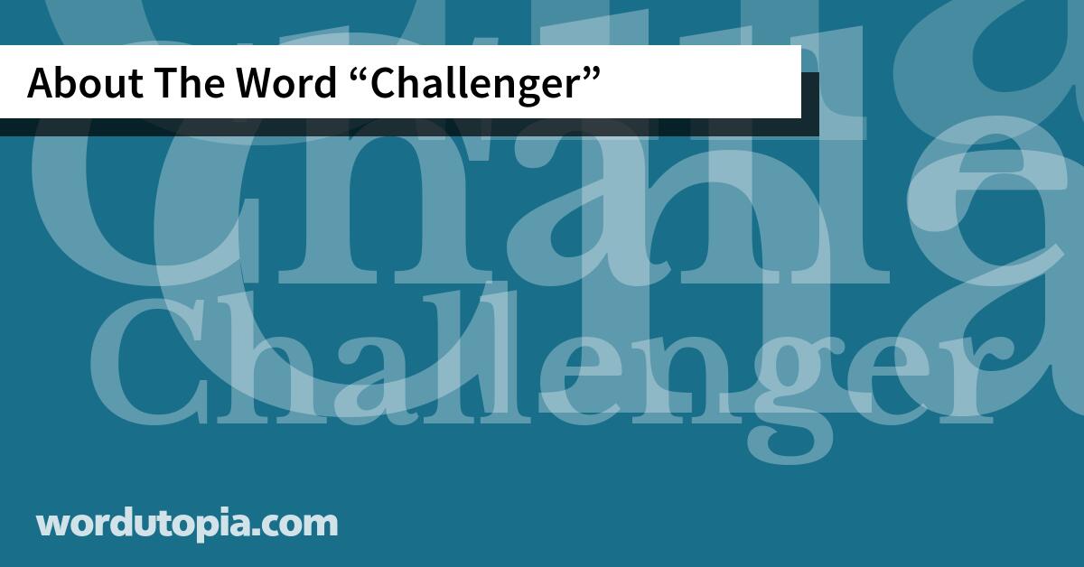 About The Word Challenger