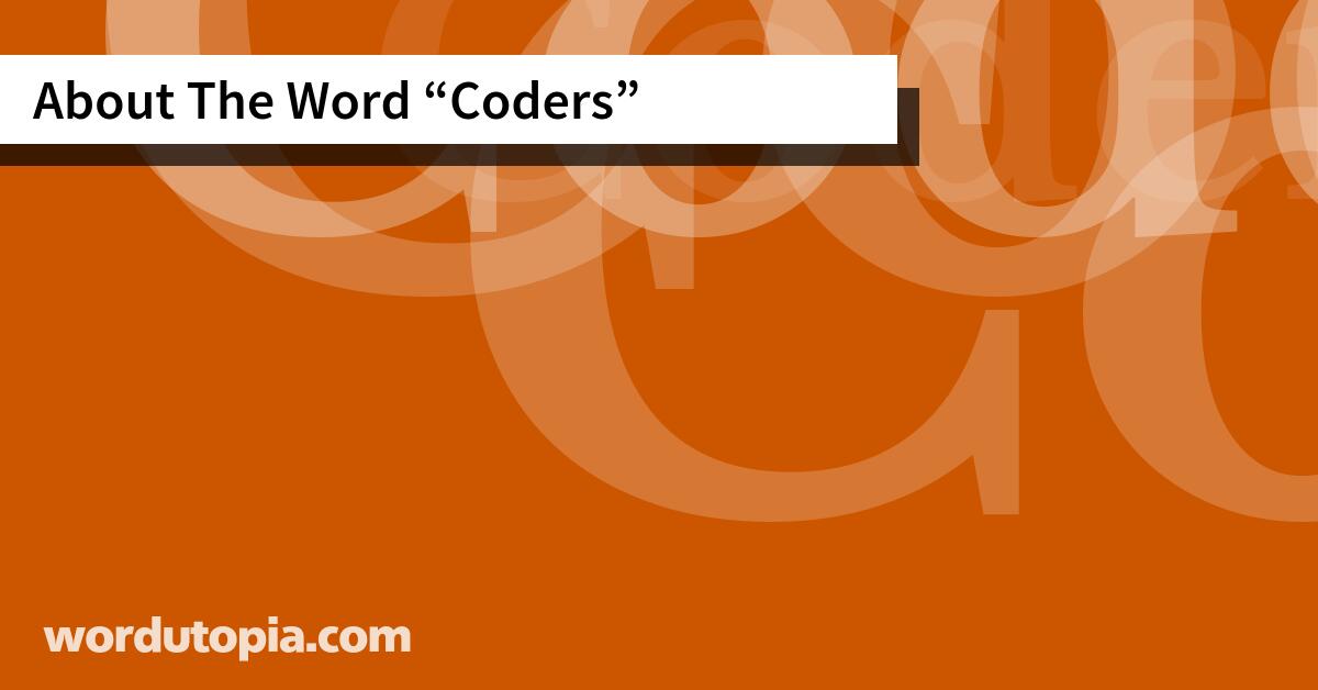 About The Word Coders