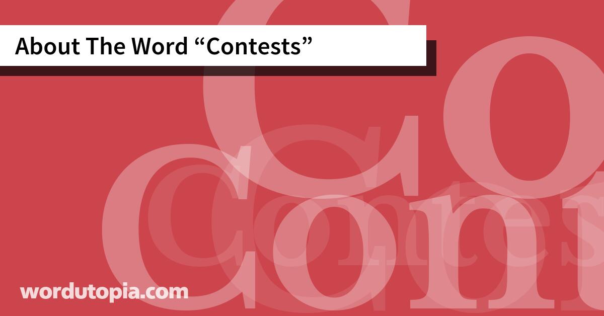 About The Word Contests
