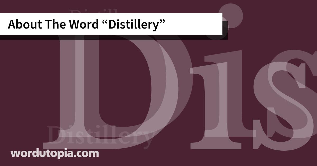 About The Word Distillery