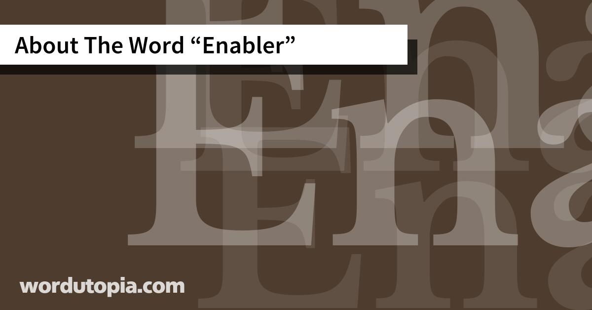 About The Word Enabler