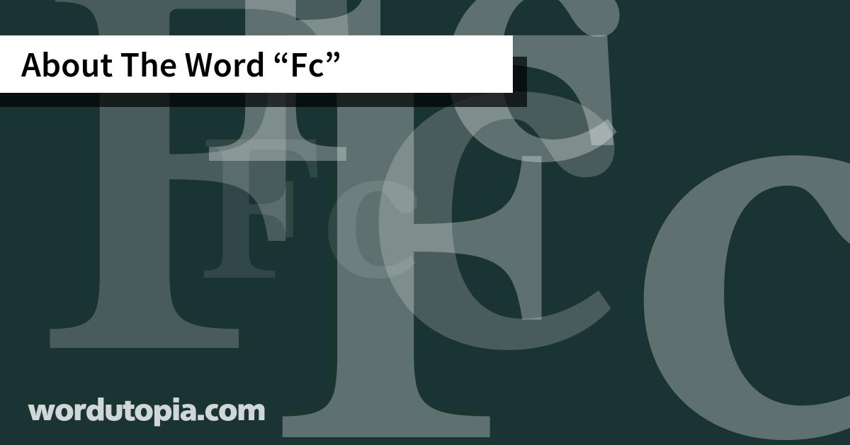 About The Word Fc