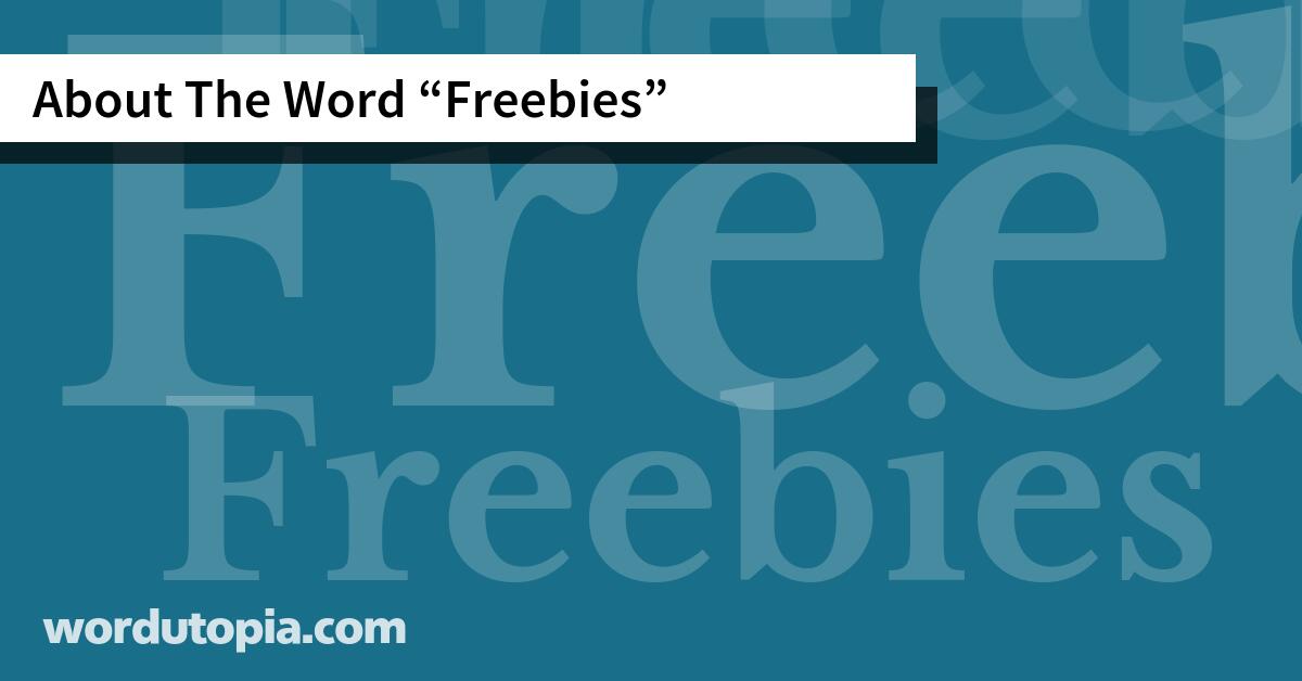 About The Word Freebies