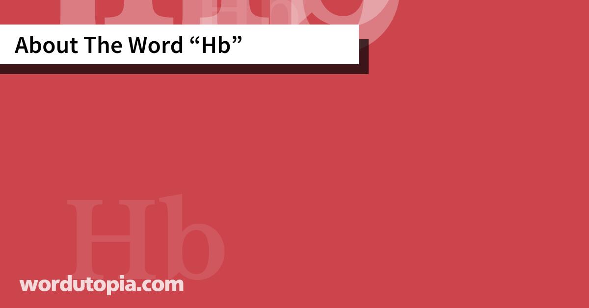 About The Word Hb