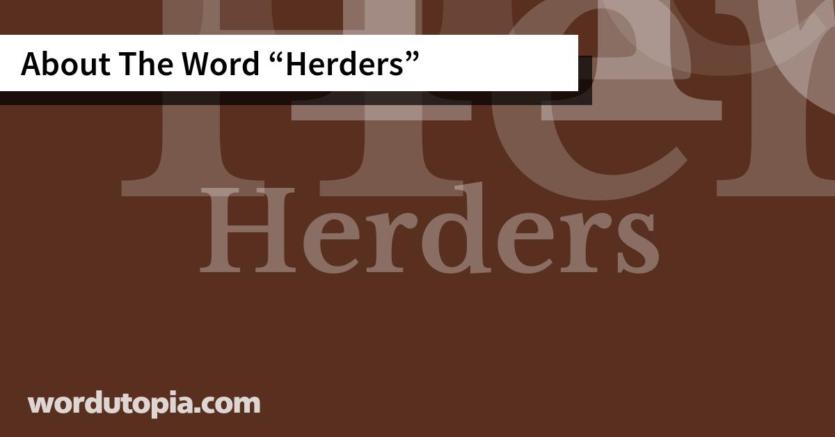 About The Word Herders