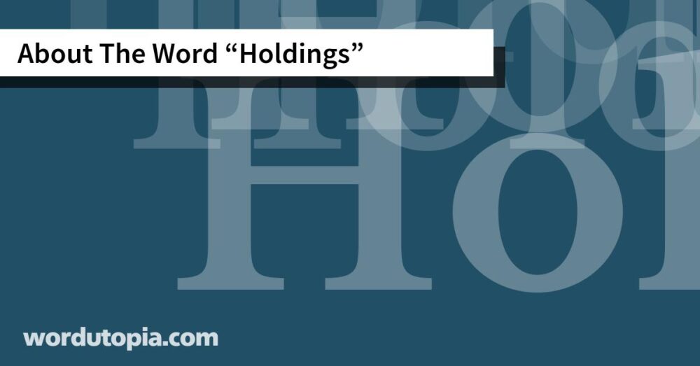 About The Word Holdings