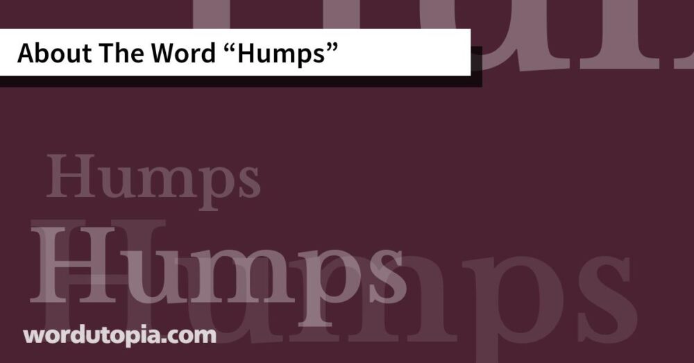 About The Word Humps