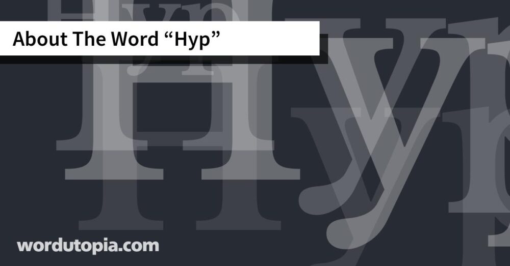 About The Word Hyp