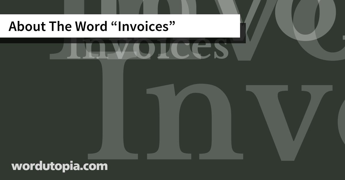 About The Word Invoices