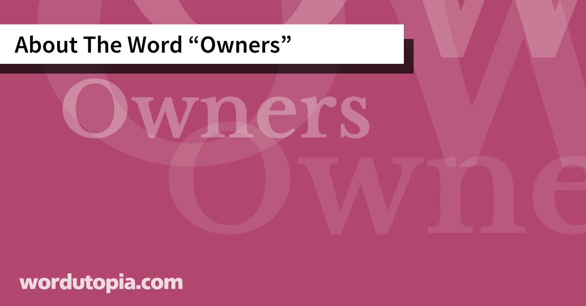 About The Word Owners