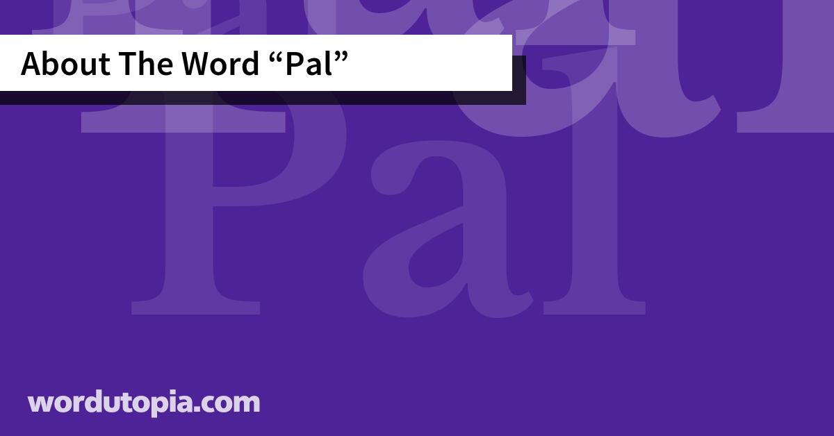 About The Word Pal