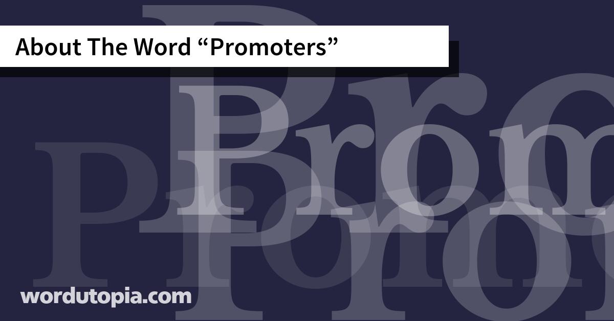 About The Word Promoters