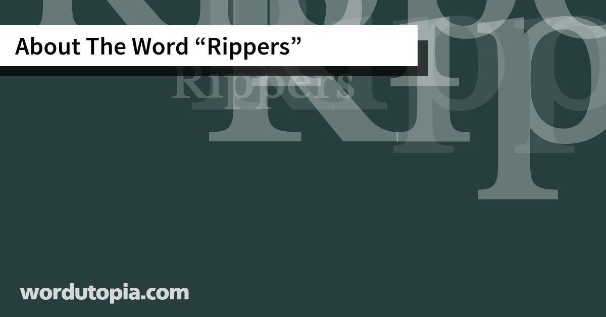 About The Word Rippers