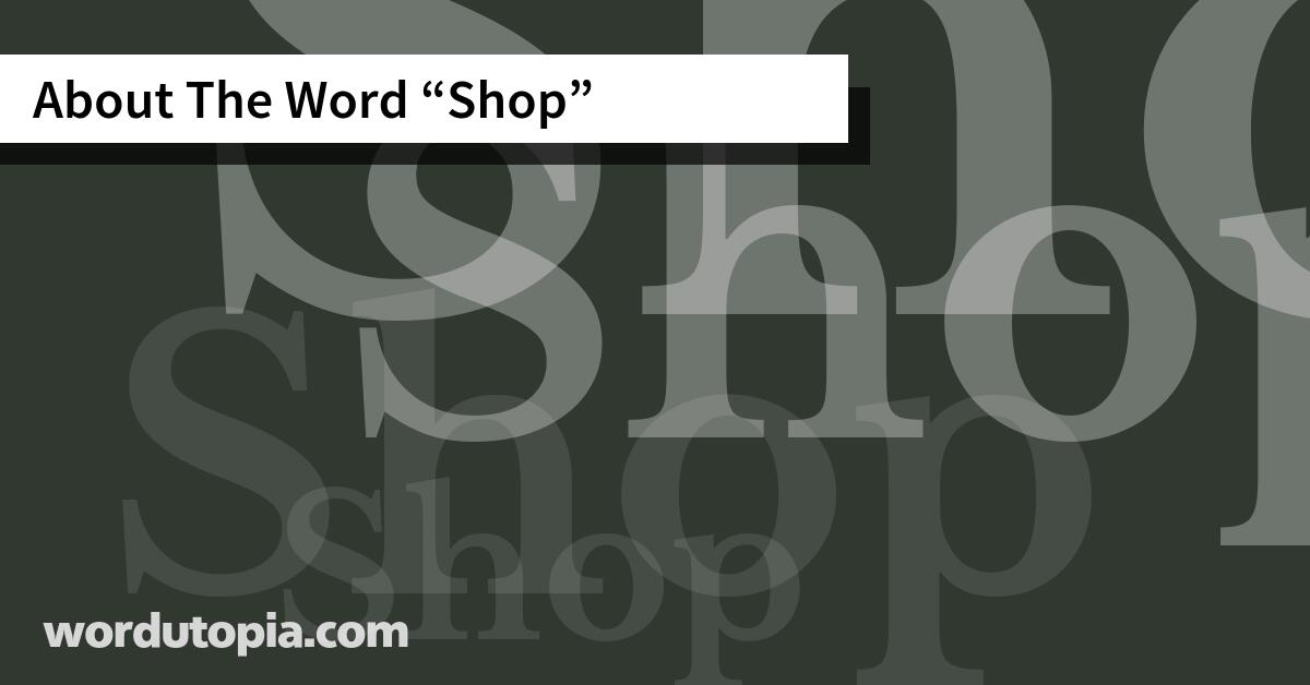 About The Word Shop