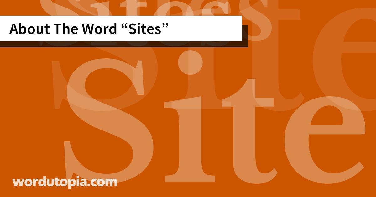 About The Word Sites