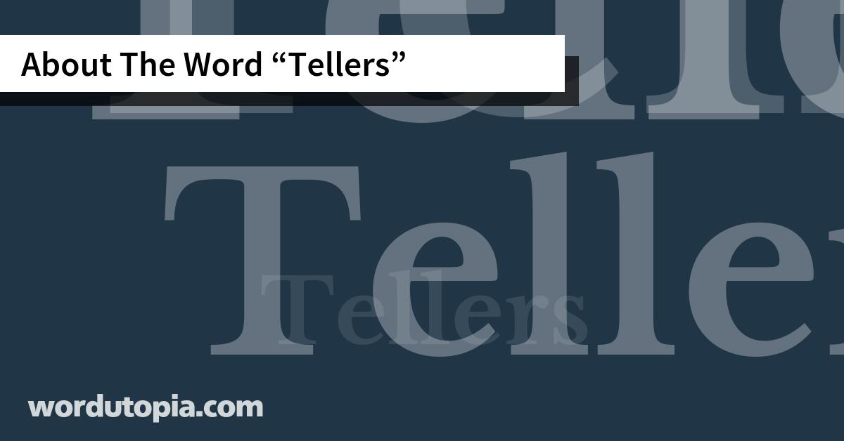 About The Word Tellers