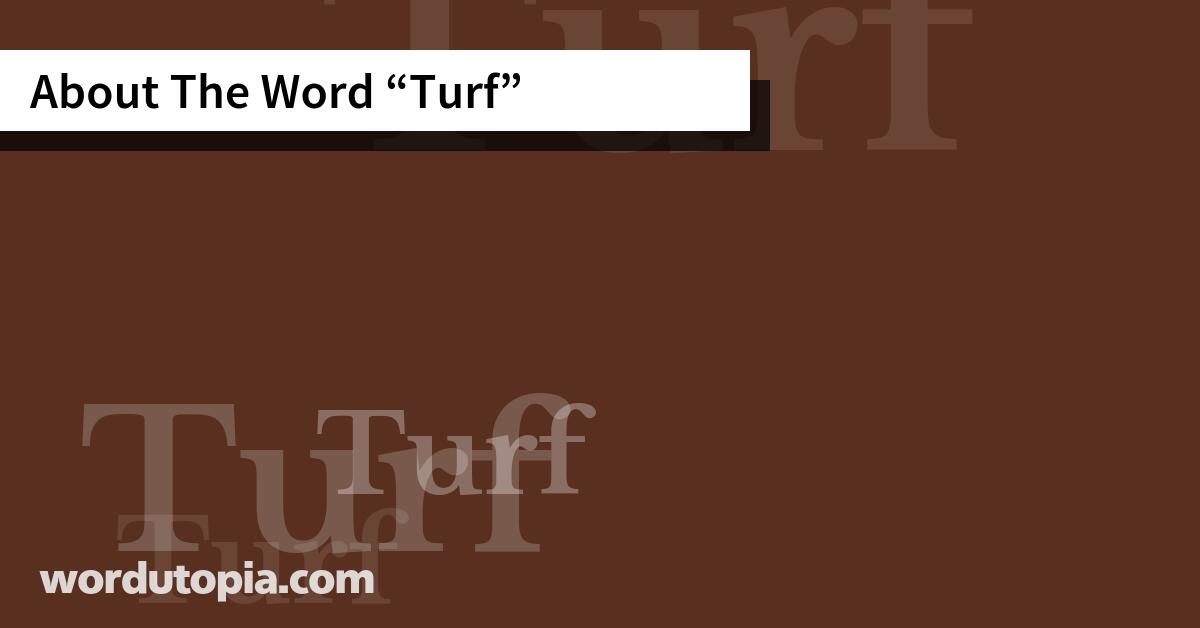 About The Word Turf
