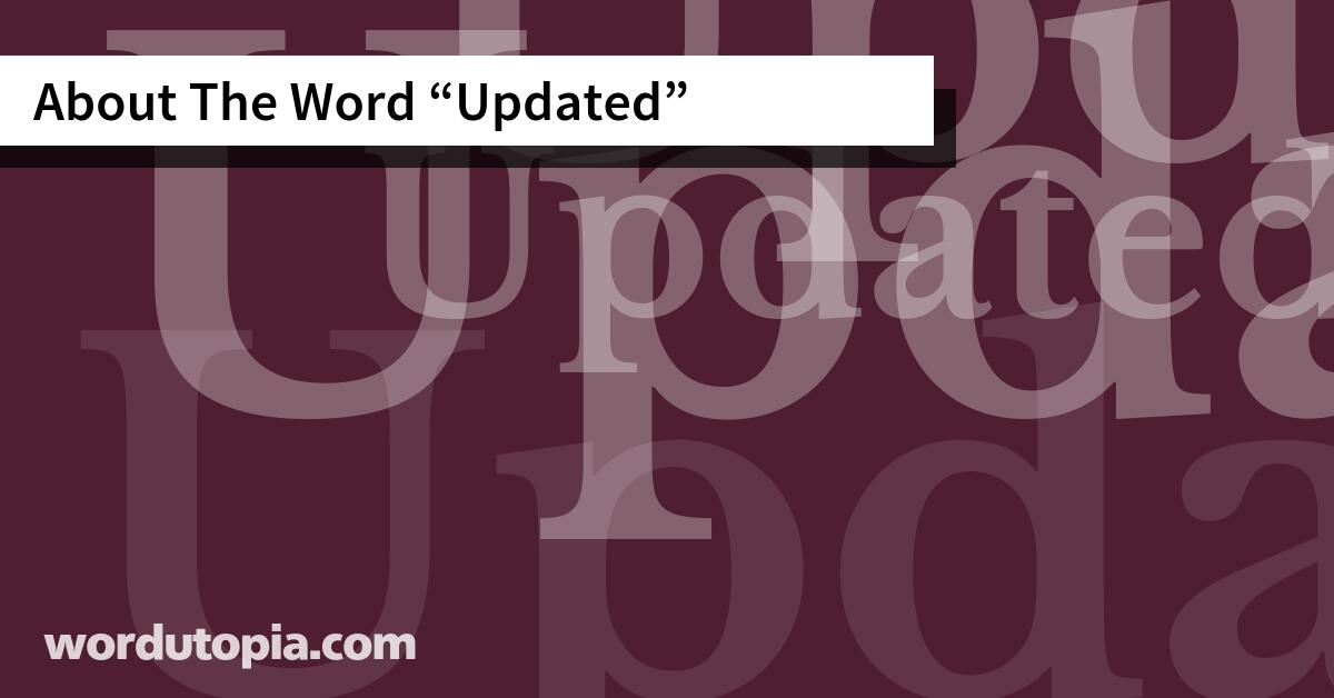 About The Word Updated