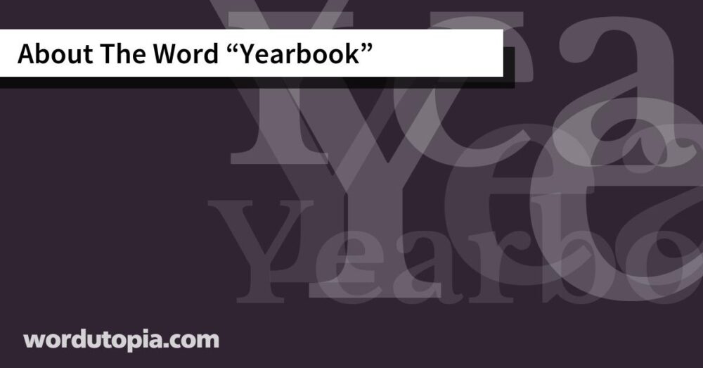 About The Word Yearbook