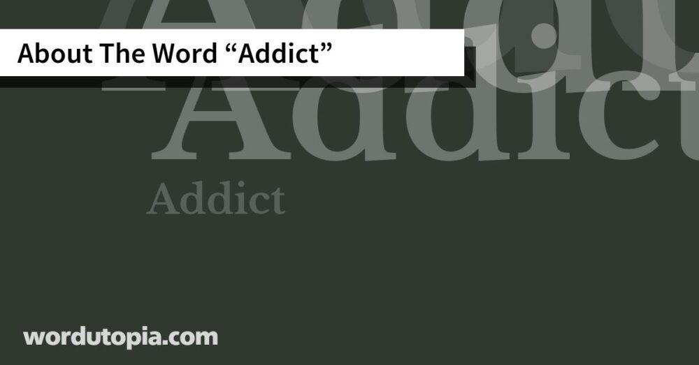 About The Word Addict