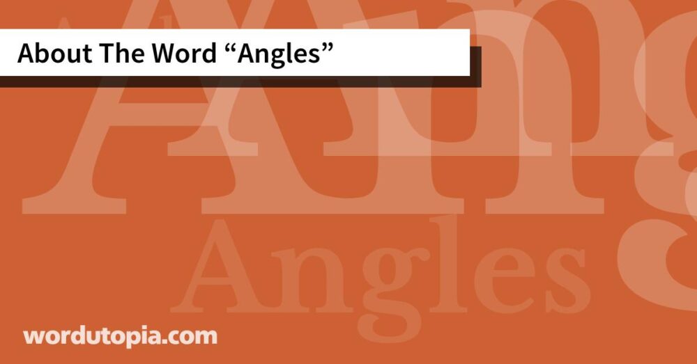 About The Word Angles