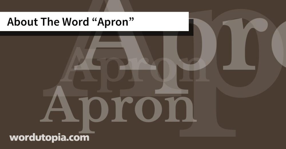 About The Word Apron