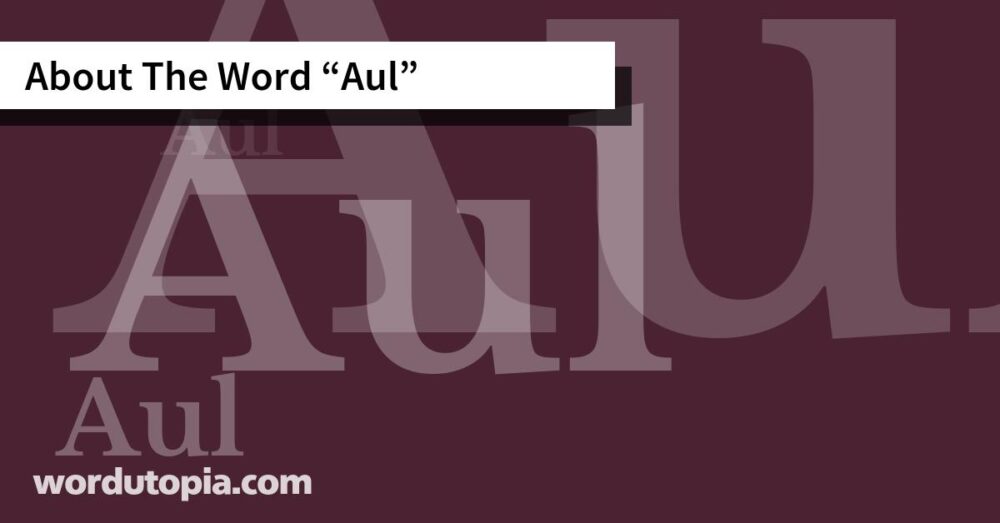 About The Word Aul