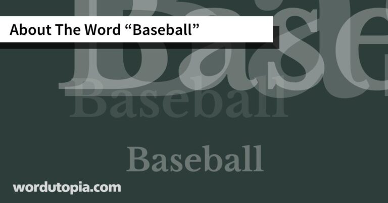 LAST WORD ON BASEBALL visual data 2