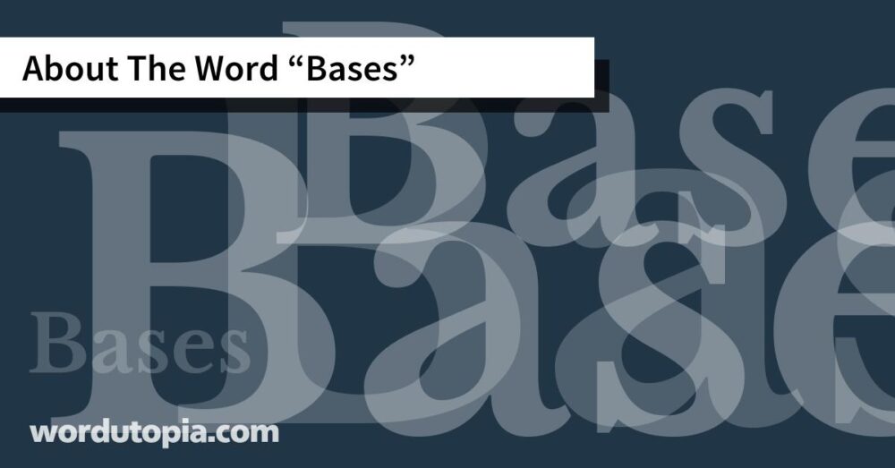 About The Word Bases