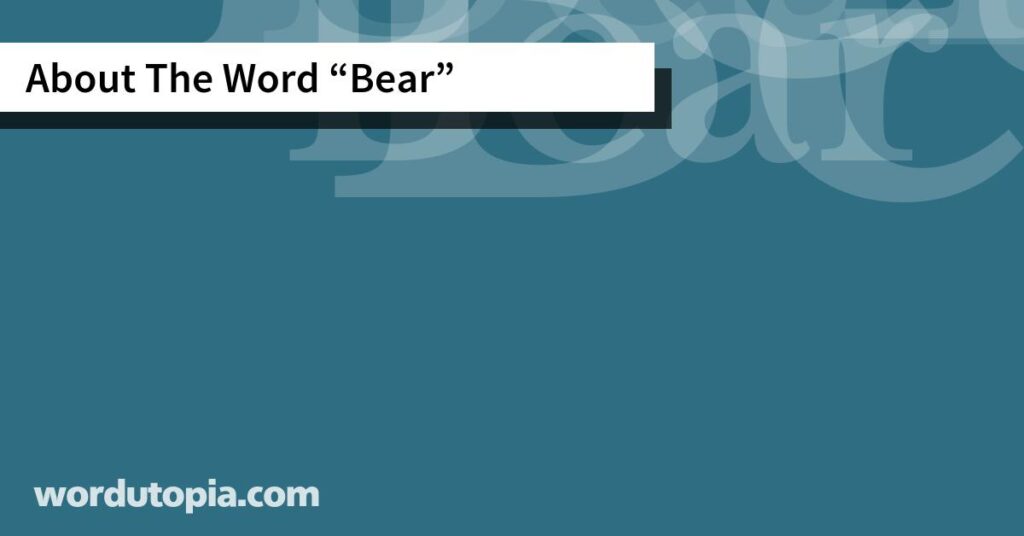 About The Word 