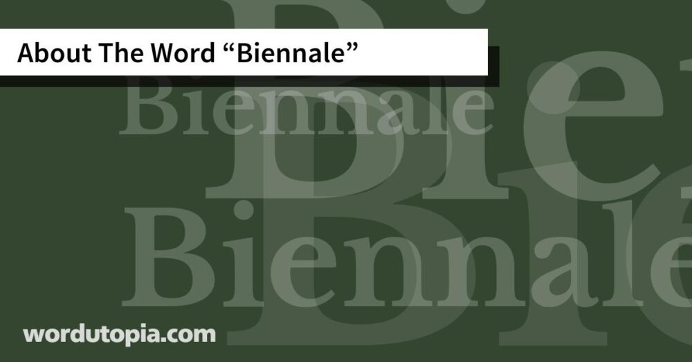 About The Word Biennale