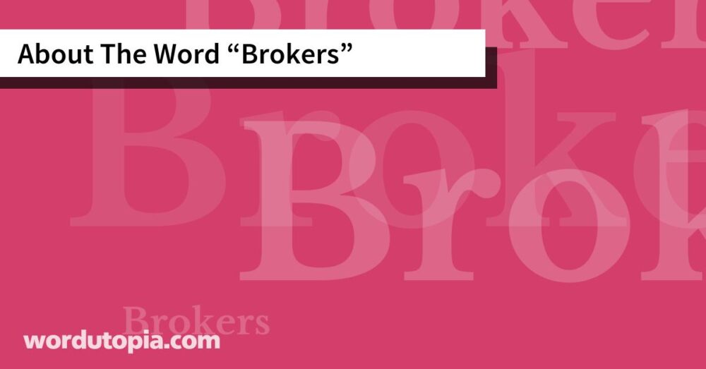 About The Word Brokers