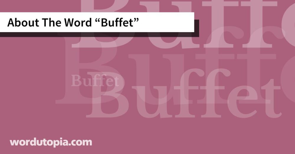 About The Word Buffet