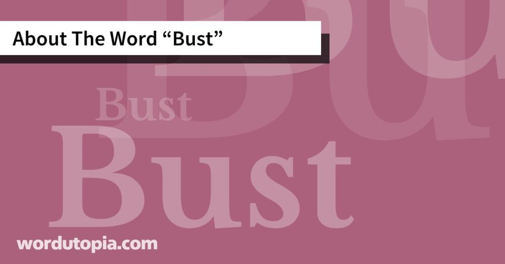 About The Word Bust