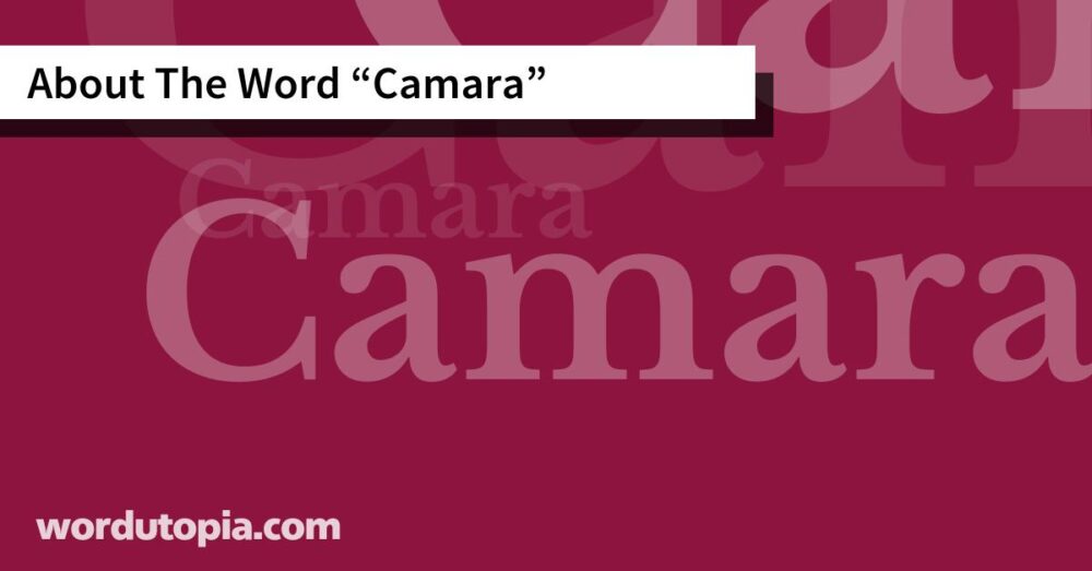About The Word Camara