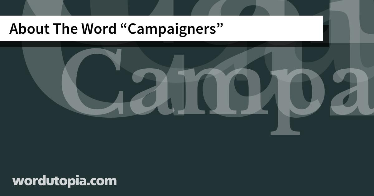 About The Word Campaigners