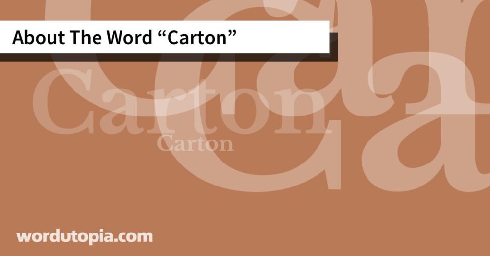 About The Word Carton