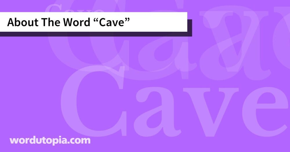 About The Word Cave