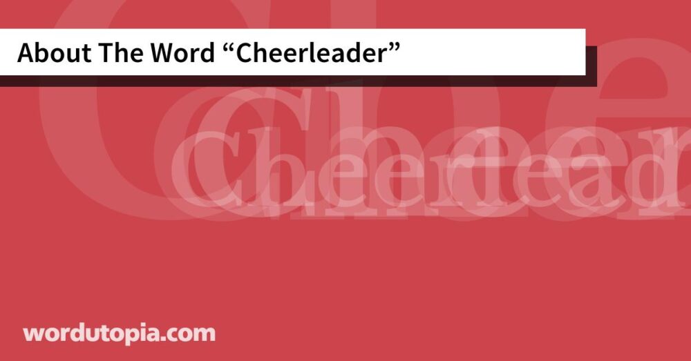 About The Word Cheerleader