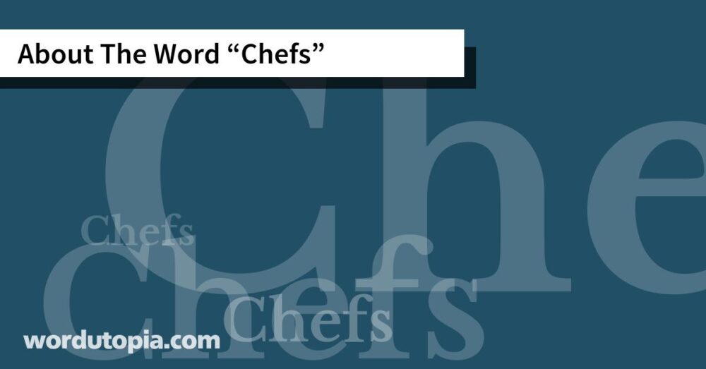 About The Word Chefs