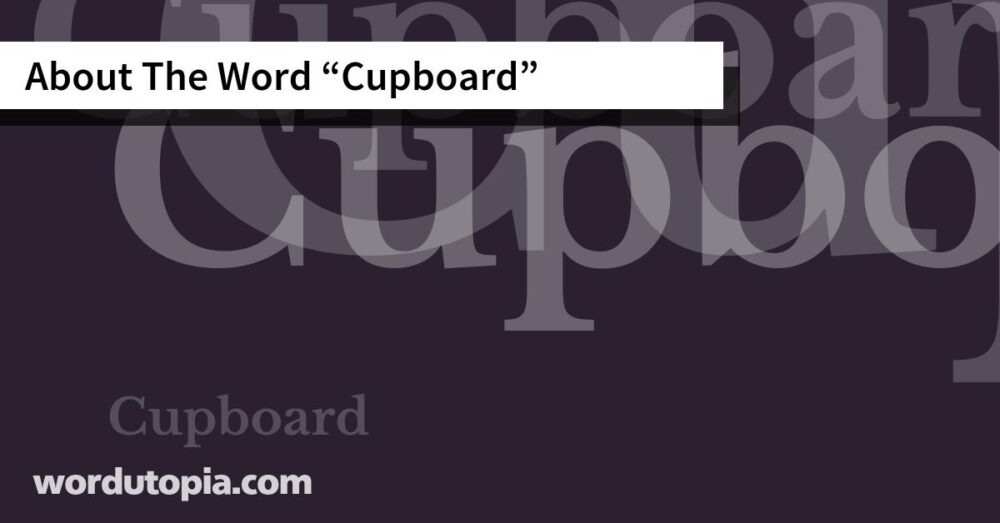 About The Word Cupboard