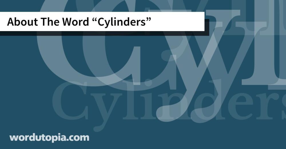 About The Word Cylinders