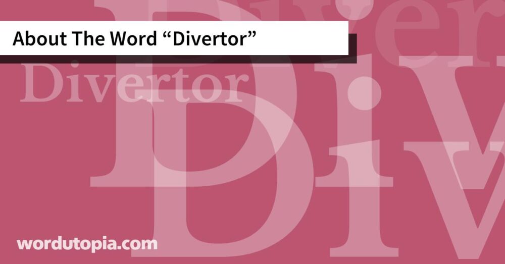 About The Word Divertor