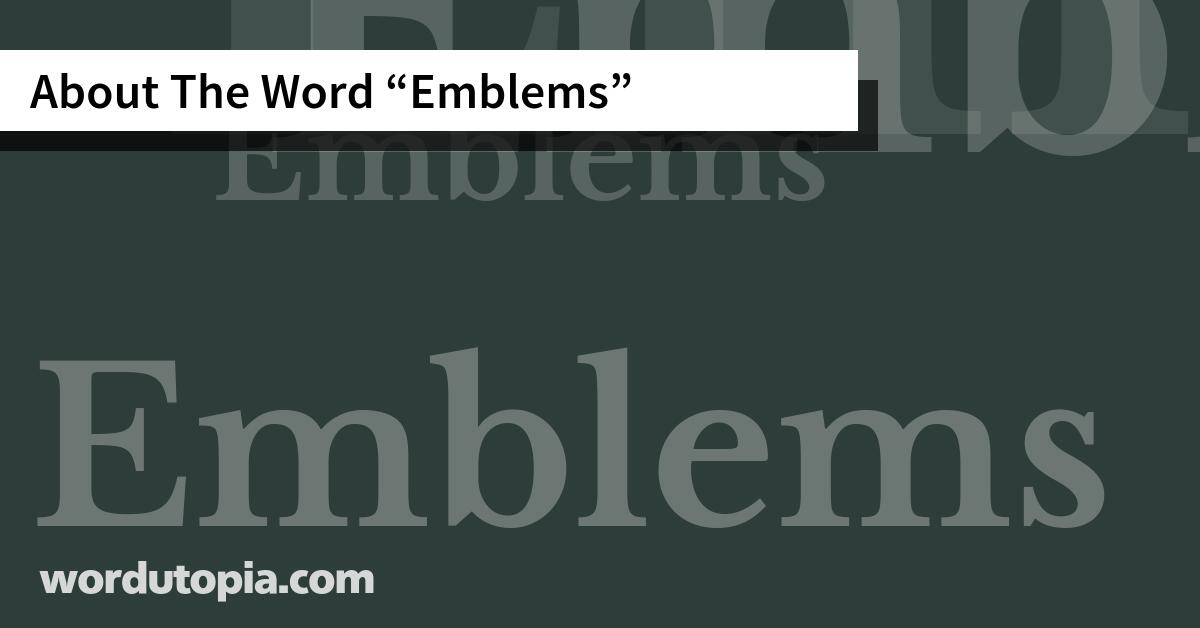 About The Word Emblems
