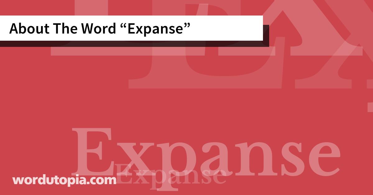About The Word Expanse