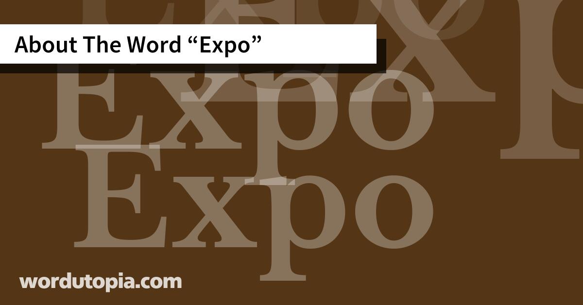 About The Word Expo