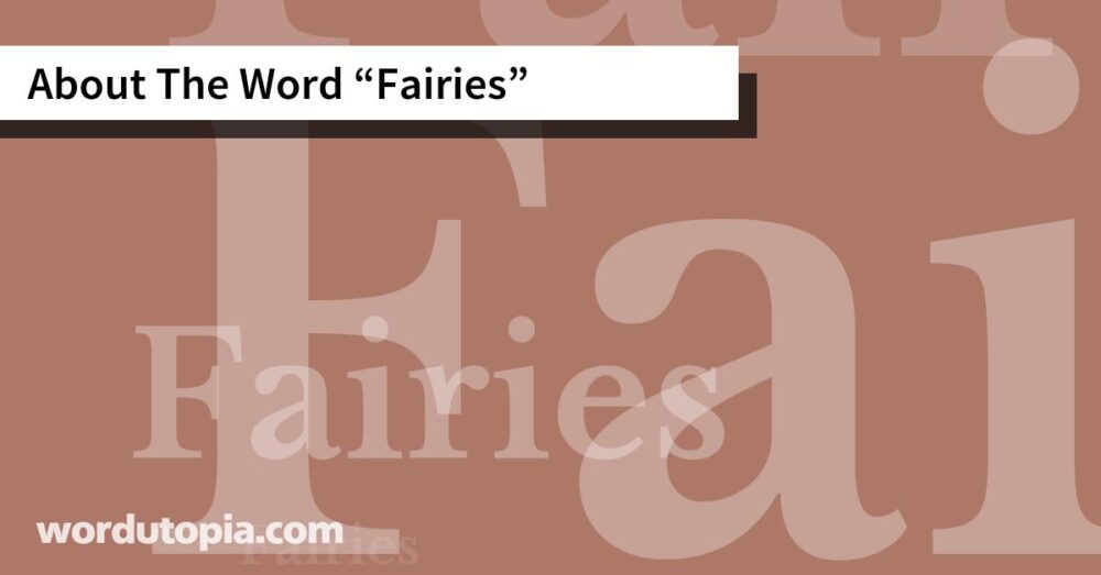 About The Word Fairies